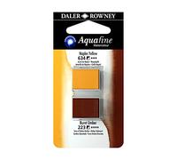 Daler Rowney Aquafine H/P Blister 19 [Naples Jaune/Ombre brûlé]