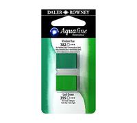 Daler Rowney Aquafine H/P Lot de 14 flacons de vernis à ongles Teinte viridienne Vert feuille