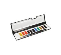 Daler-Rowney Aquafine set d'aquarelles, 12 godets entiers