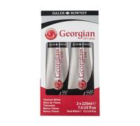 Daler Rowney Dal Georgian Oil 2x225ml Blanc Titane