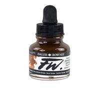 Daler - Rowney FW 29.5ml Art Bouteille d'encre acrylique - Burnt Umber