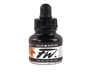 Daler - Rowney FW 29.5ml Art Bouteille d'encre acrylique - Sepia