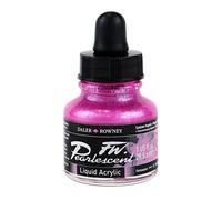 Daler - Rowney FW 29.5ml Bouteille d'encre acrylique effet perle- Sun Magenta