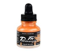 Daler - Rowney FW 29.5ml Bouteille d'encre acrylique effet perle- Sun Orange