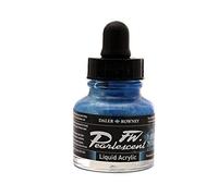 Daler Rowney FW PEARLESCENT Liquid Acrylic Ink 29.5 ml Pot (Sun-Up Blue) by Daler Rowney