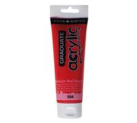 Daler Rowney Graduate Acrylic 120Ml Cadmium Red Deep Hue (504)