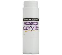 Daler-Rowney Graduate Acrylic 500ml Paint Ink Bottle - White