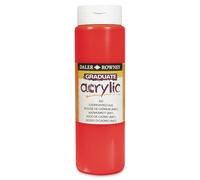 Daler-Rowney Graduate Acrylique 500ml Paint Encre Bottle - Cadmium Rouge teinte