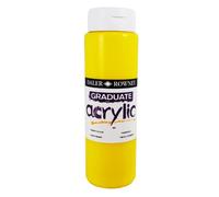 Daler Rowney Graduate Bouteille de peinture acrylique Jaune primaire 500 ml