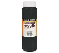 Daler Rowney Graduate Peinture Acrylique Noir Nacré 500 Ml