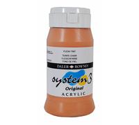 Daler Rowney Peinture Acrylique Système 3, Bouteille 500 ml, 45 Couleurs