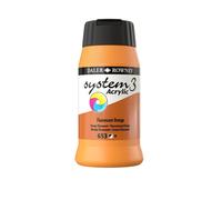 Daler Rowney System 3 - Peinture Acrylique 75ml Orange Fluorescent