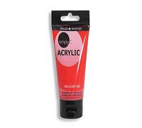 Daler Rowney Simplement Acrylique 250 ml Tube 250 ml Brilliant Red