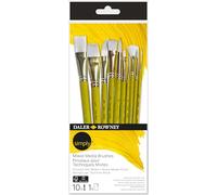 Daler Rowney Simply - Set 10 pinceaux pour techniques mixtes assortiment 1
