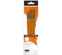 Daler Rowney Simply - Set 5 pinceaux pour l'acrylique assortiment 2