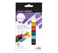 Daler Rowney Simply - Set 8 pastels tendres