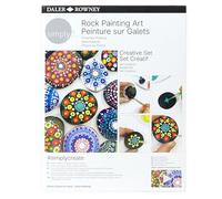 Daler Rowney Simply - Set Créatif - Peinture Acrylique - Peinture Sur Galets, Multicouleurs