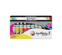 Daler-Rowney System3 Couleurs acryliques Studio Set, 10 x 37 ml