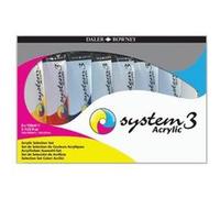Daler-Rowney System3 - Ensemble de peinture - 8 parties - peinture acrylique - 8 couleurs - couleurs assorties - 59 ml G
