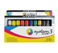 Daler Rowney System3 - Set peinture acrylique 10 tubes 22ml - Introduction