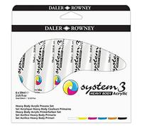 Daler Rowney System3 - Set acrylique Heavy Body 6x59ml