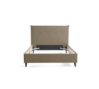 BestMobilier Dali Cadre de Lit 160x200 Taupe