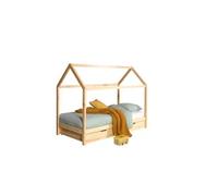 Vipack Lit Dallas LP 90x200 cm Naturel avec lit gigogne