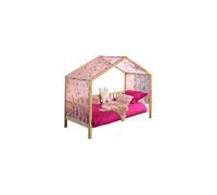 Dallas Lit MH 90 X 200 Naturel + Tente textile Papillon