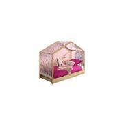 Dallas Lit MH 90 X 200 Naturel + Tente textile papillon + Lit gigogne