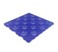 Dalle Bleu Auto-Ventilé 30x30x1,5cm Piscine, Terrasse, Camping, Bains | Sol drainant hygiénique pour douches, patios, jardins et caravanes. Pose DIY sans outils. Fabriqué en Espagne.