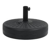 Dalle circulaire à lester pour parasol de jardin - Noir