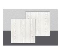 Dalle de plafond - DECOSA - Athen - Frêne blanc - 50 x 50 cm - Lot de 2 sachets (4m2)