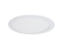 Dalle LED 18W Ronde Extra-Plate Coupe Ø 205 mm 3000K Blanc chaud | Éclairage 1400 lm | Ø 205 mm | Angle 120° | Puce QUALITY | Installation Facile, Blanc Chaud 3000K