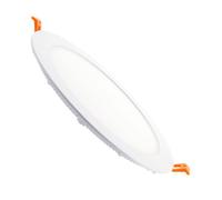 LEDKIA LIGHTING Dalle LED 20W Ronde Extra-Plate Coupe Ø 205 mm 4000K Blanc neutre