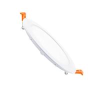 Ledkia Dalle LED ronde extra-plate - Blanc chaud