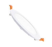 Ledkia Dalle LED ronde extra-plate - Blanc