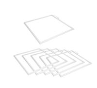 Dalle LED Cadre Lumineux 60x60 Slim 36W BLANC - Pack de 6 - Blanc Neutre 4000K - 5500K - SILAMP
