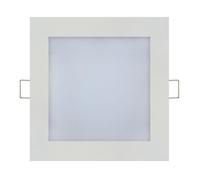 Dalle LED extra plate carré blanc 12W (Eq. 96W) 4200K Dim 170x170mm