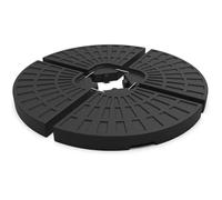 Dalle Lestage pour Parasols Base de Parasol en HDPE 4pcs à Remplir Protection UV Dalle Robuste Stable pour Parasol Déporté Remplir