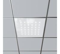 Dalle lumineuse à LED de 600x600 mm CASSIOPEE, finition Blanche - 24 LED