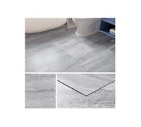 Dalle PVC Adhesive Sol Carreau de Ciment Gris 30x30CM Lino Sol Adhesif Gris Aspect Pierre Carrelage Adhesif 4 Dalles 4 PAPIER PEINT