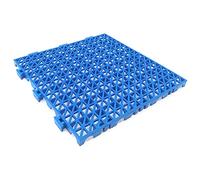 Dalle PVC Renforcée Bleu 33x33x2cm Anti-humidité Garages et Lave-auto