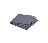 VEVOR Dalles de Garage Emboîtables, Lot de 8, Revêtement de Sol Garage Modulaire 513 x 513 x 5 mm, Tapis Antidérapants PVC pour Garages, Atelier de Réparation, Entrepôt, Local à Outils, Gris Graphite