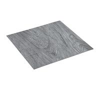 Dalles de plancher autoadhésives 20 pcs PVC 1,86 m² gris clair