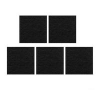Dalles Moquette 30x30cm Antidérapantes Polyester 5 Dalles Moquette(black) | pour fibre polyester pour haute densité, antidérapant, résistant aux taches, épaisseur 4.5mm, lot de 5 pièces