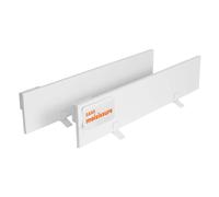 Dalsys 2x Chauffage anti-moisissure 60W, 12 x 60 x 1,3cm Blanc