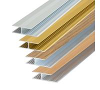 Dalsys Profil de jonction 100cm x 29mm, aluminium argenté, barre de transition sol, seuil de porte, profilé de raccord stratifié, transition vinyle