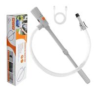 DAMAIYI Pompe Essence Électrique 3,2 GPM Carburant Gasoil Arrêt Automatique | Arrêt Automatique, Alimentation Double USB-C/AA, Tuyau 51 Pouces, Tube d'Aspiration Télescopique, Gasoil Diesel Eau Transfert