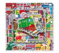 Damaiyyy Graffiti Autocollant,Train Stickers 50 PCS Étanche Stickers Vinyles pour Ordinateur Portable Enfants Voitures Moto Vélo Skateboard Bagages Bumper Stickers Hippie Autocollants