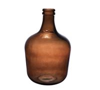 Dame Jeanne Ambre 34 l en verre recyclé - Table Passion